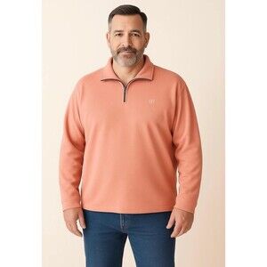 Chaps French Rib 1/4 Zip Men’s Long Sleeve Shirt Men’s Size XL Casual